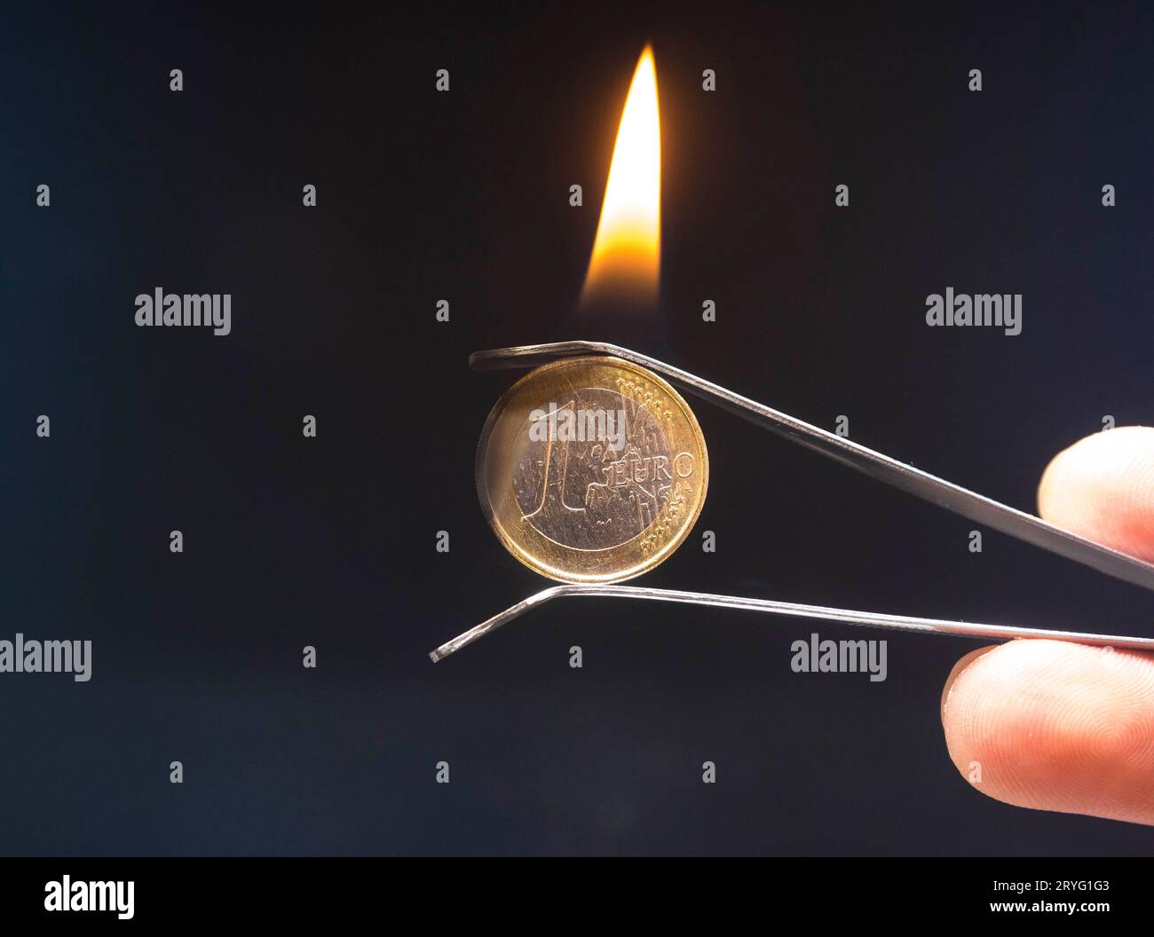 Recessione economica e recessione economica Foto Stock