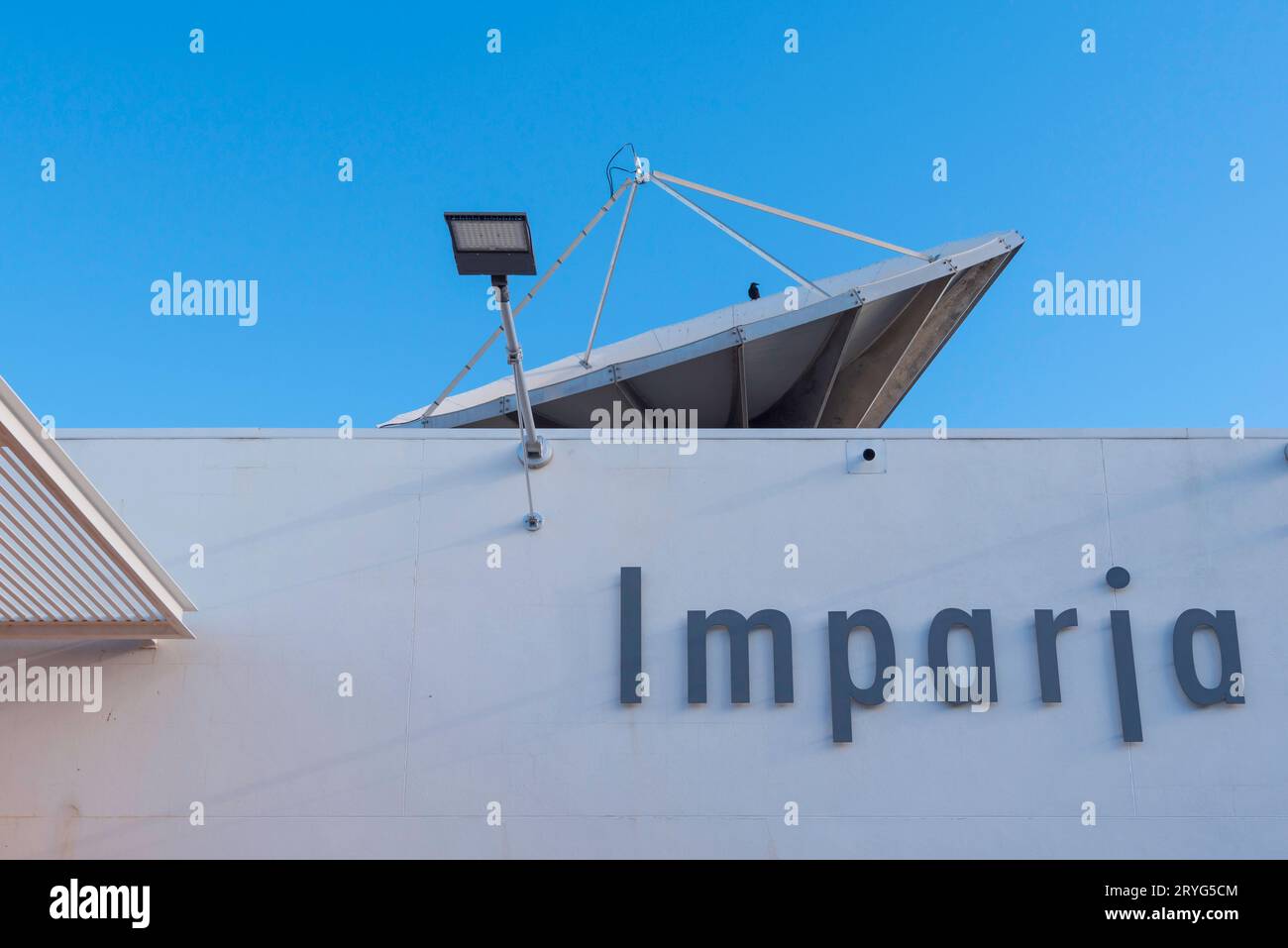 Imparja Television è una compagnia televisiva che serve l'Australia centrale e orientale. Con sede ad Alice Springs è di proprietà degli indigeni australiani Foto Stock