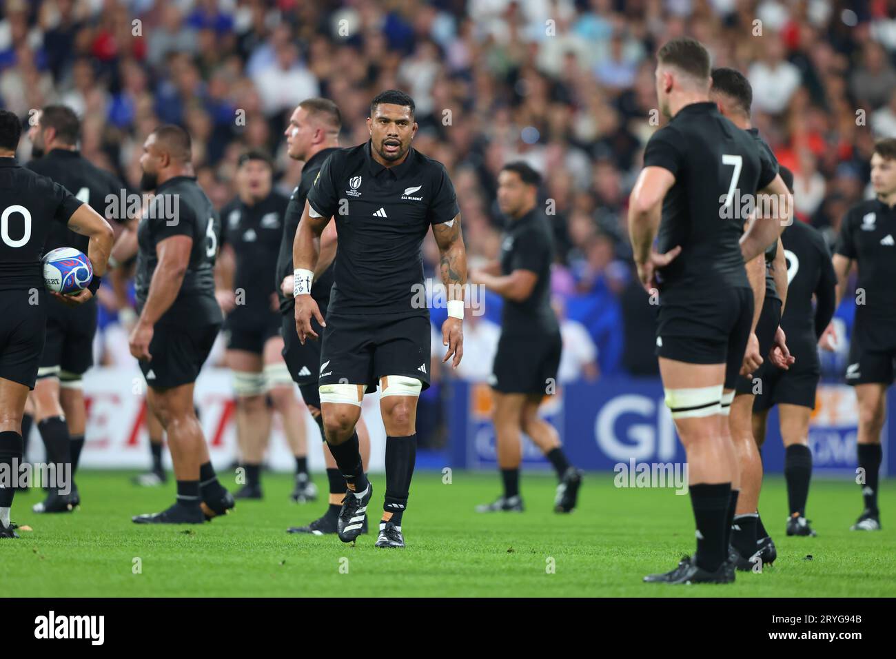 Parigi, Francia, 9 settembre 2023. Ardie Savea della nuova Zelanda durante la partita di Coppa del mondo di rugby 2023 allo Stade de France di Parigi. Il credito fotografico dovrebbe leggere: Paul Thomas / Sportimage Foto Stock