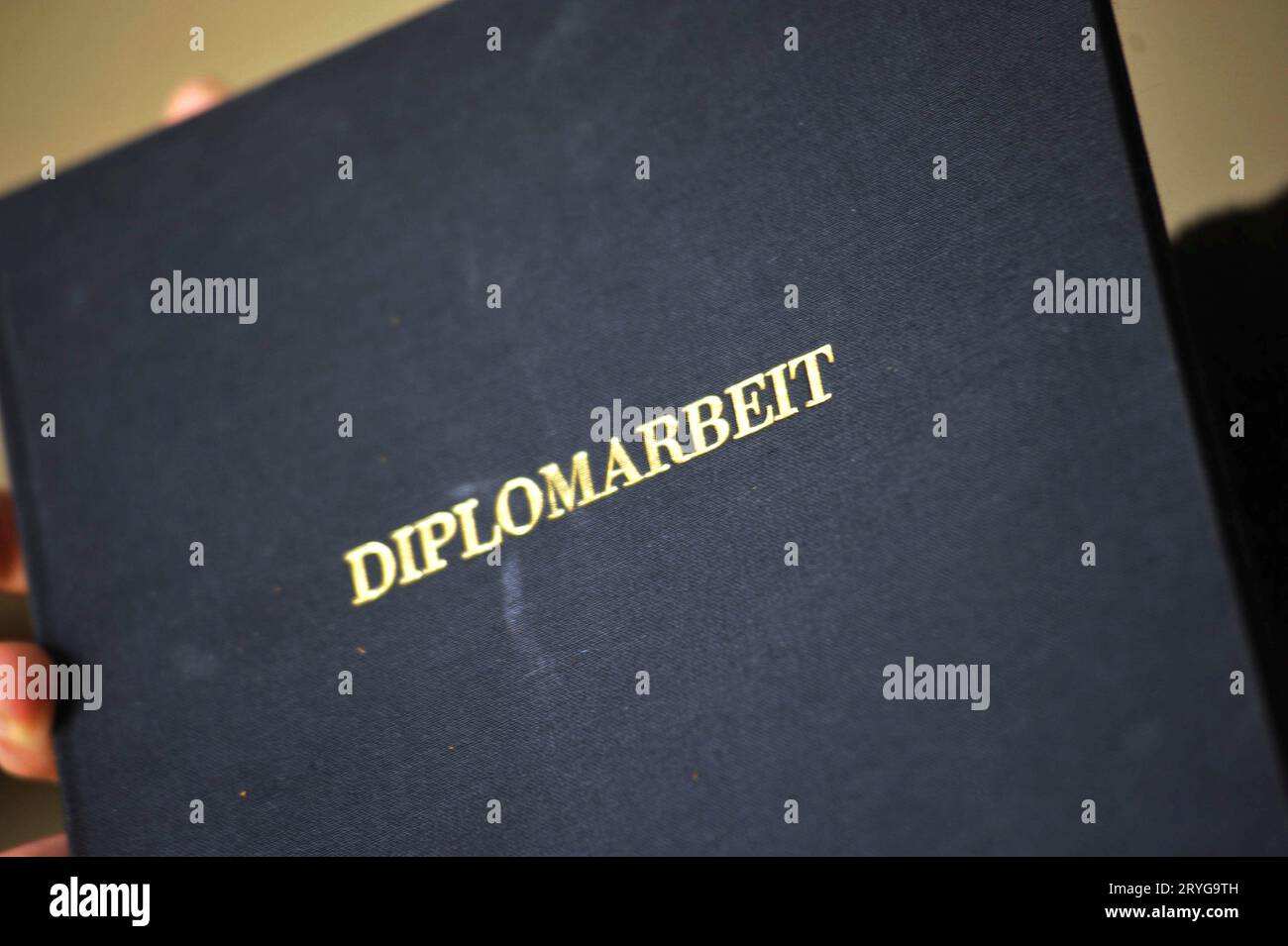 Tesi di laurea e tesi come documento per la laurea Foto Stock