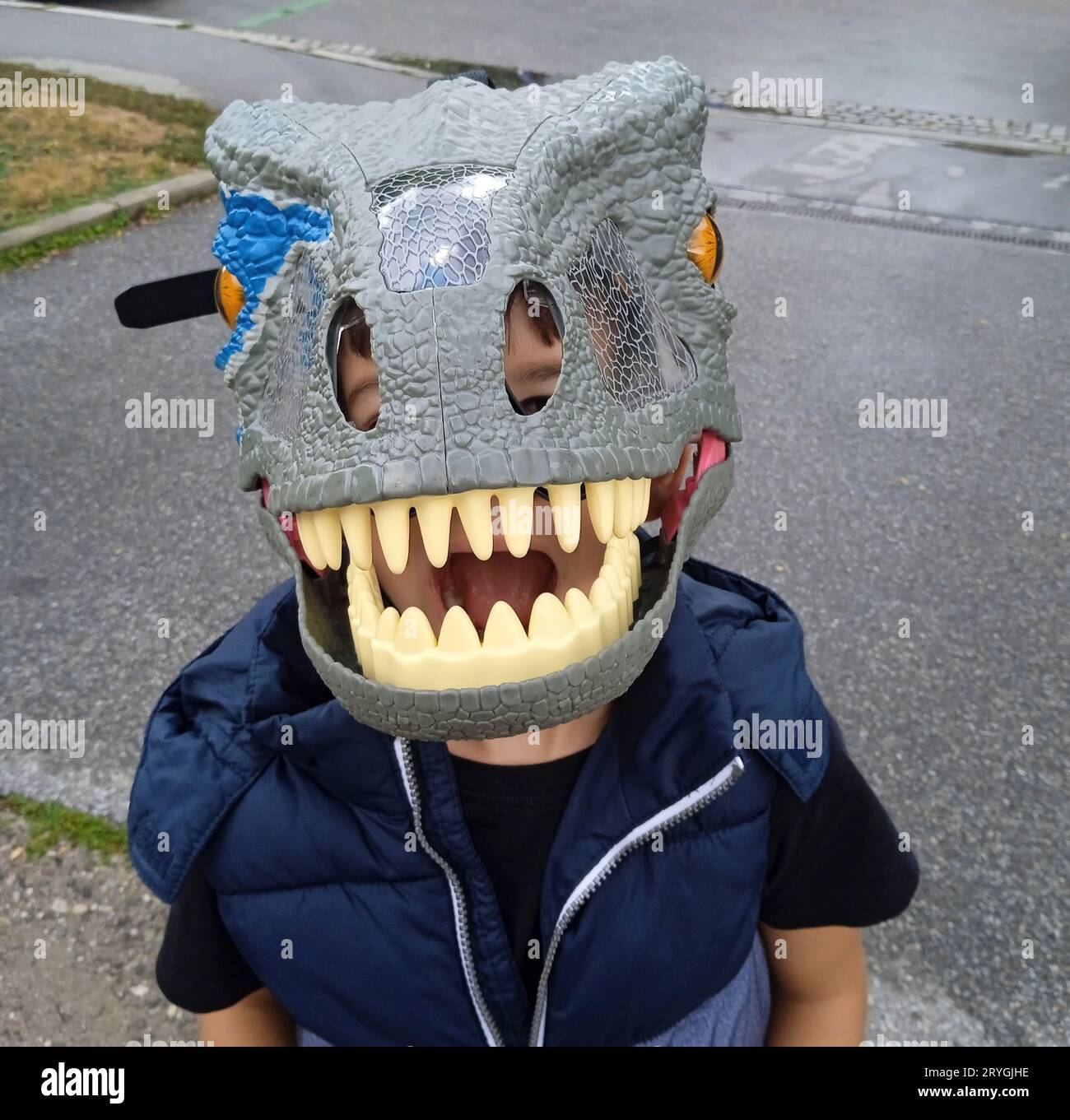 Dinosauro un rettile estinto Foto Stock