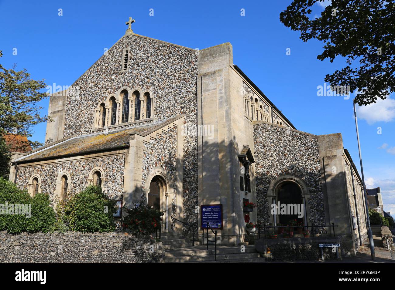 Holy Trinity Church, Nelson Place, Broadstairs, Isle of Thanet, Kent, Inghilterra, Gran Bretagna, Regno Unito, Regno Unito, Europa Foto Stock