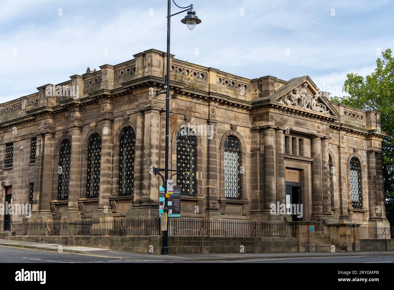 Boho Four Office space, a Gibson House, precedentemente National Provincial Bank e Cleveland Club nella città di Middlesbrough, Regno Unito Foto Stock