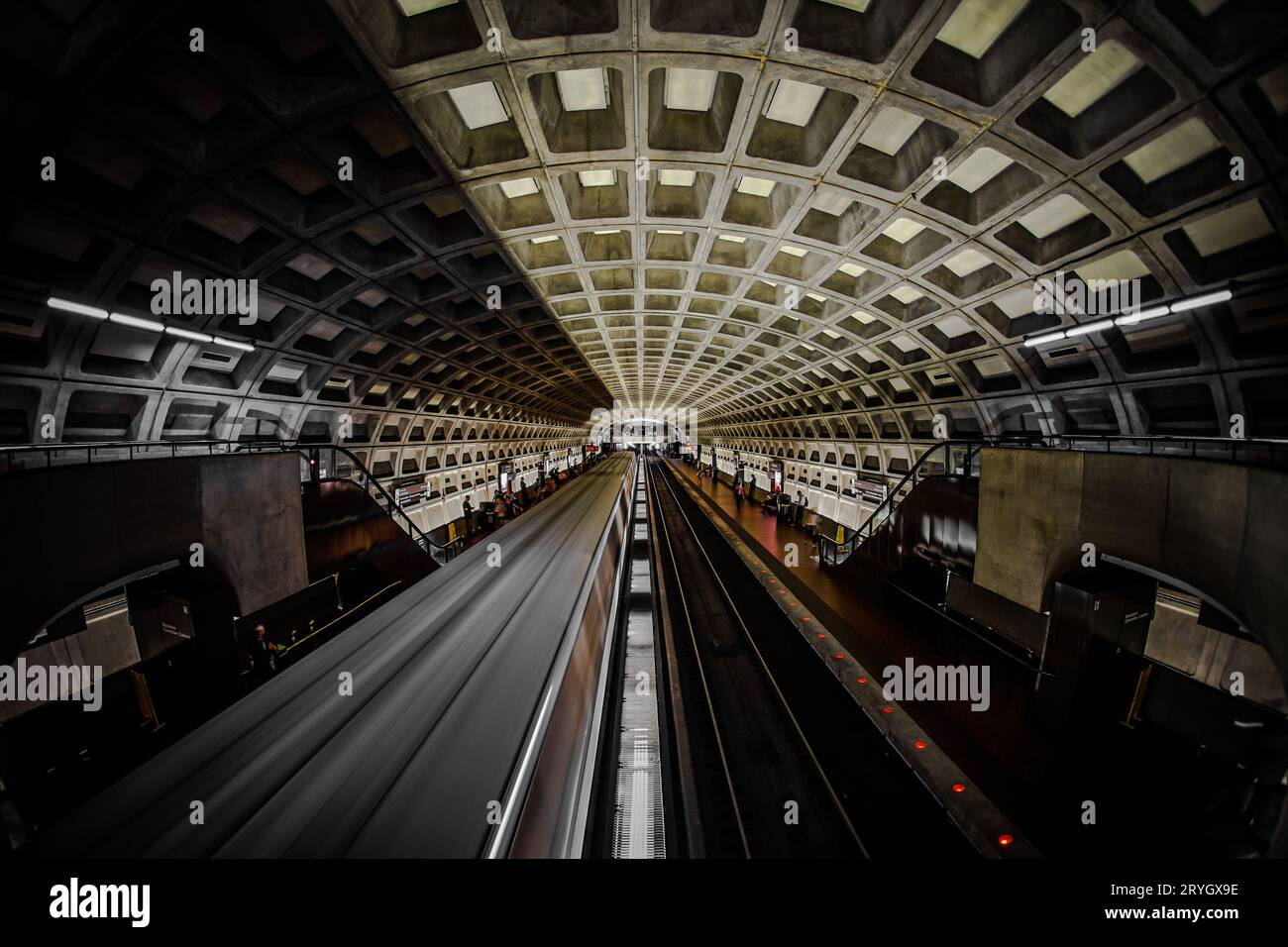 Metro Washington DC. Luogo di tiro: Washington, DC Foto Stock