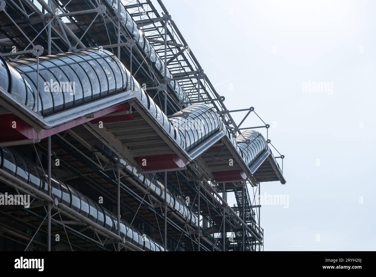 Centro Georges Pompidou a Parigi Foto Stock