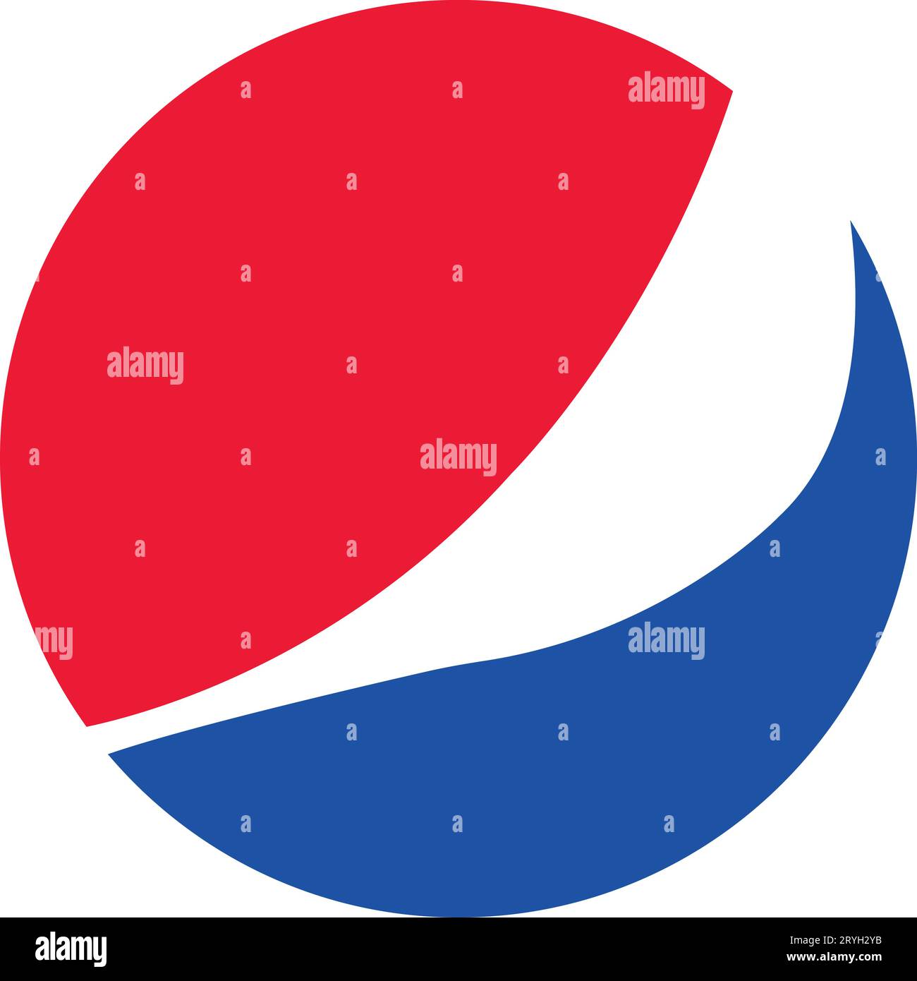 Logo aziendale Pepsi soft drink in vettoriale. marca di bevande fresche Illustrazione Vettoriale