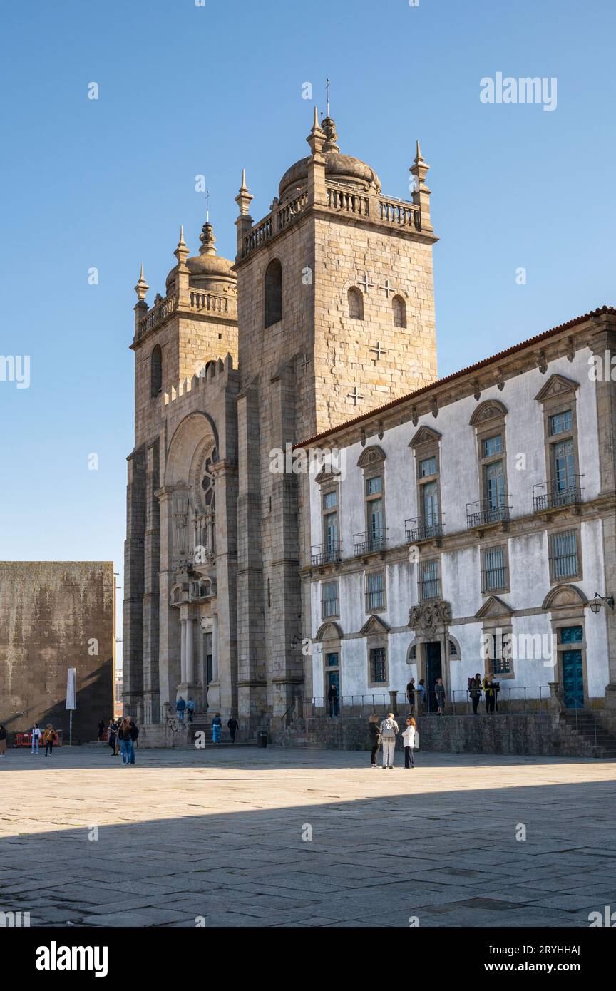 Cattedrale di Porto a Porto, Portogallo Foto Stock