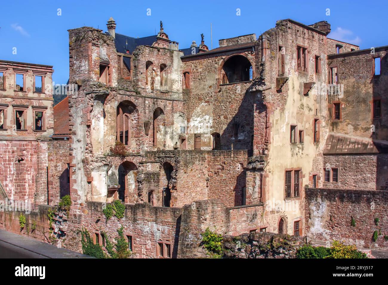 Castello di Heidelberg, Germania Foto Stock