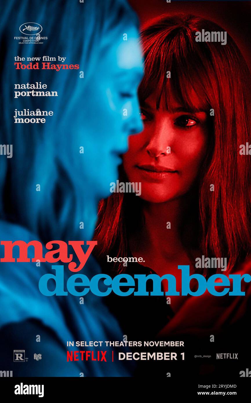 Maggio dicembre poster Natalie Portman & Julianne Moore Foto Stock