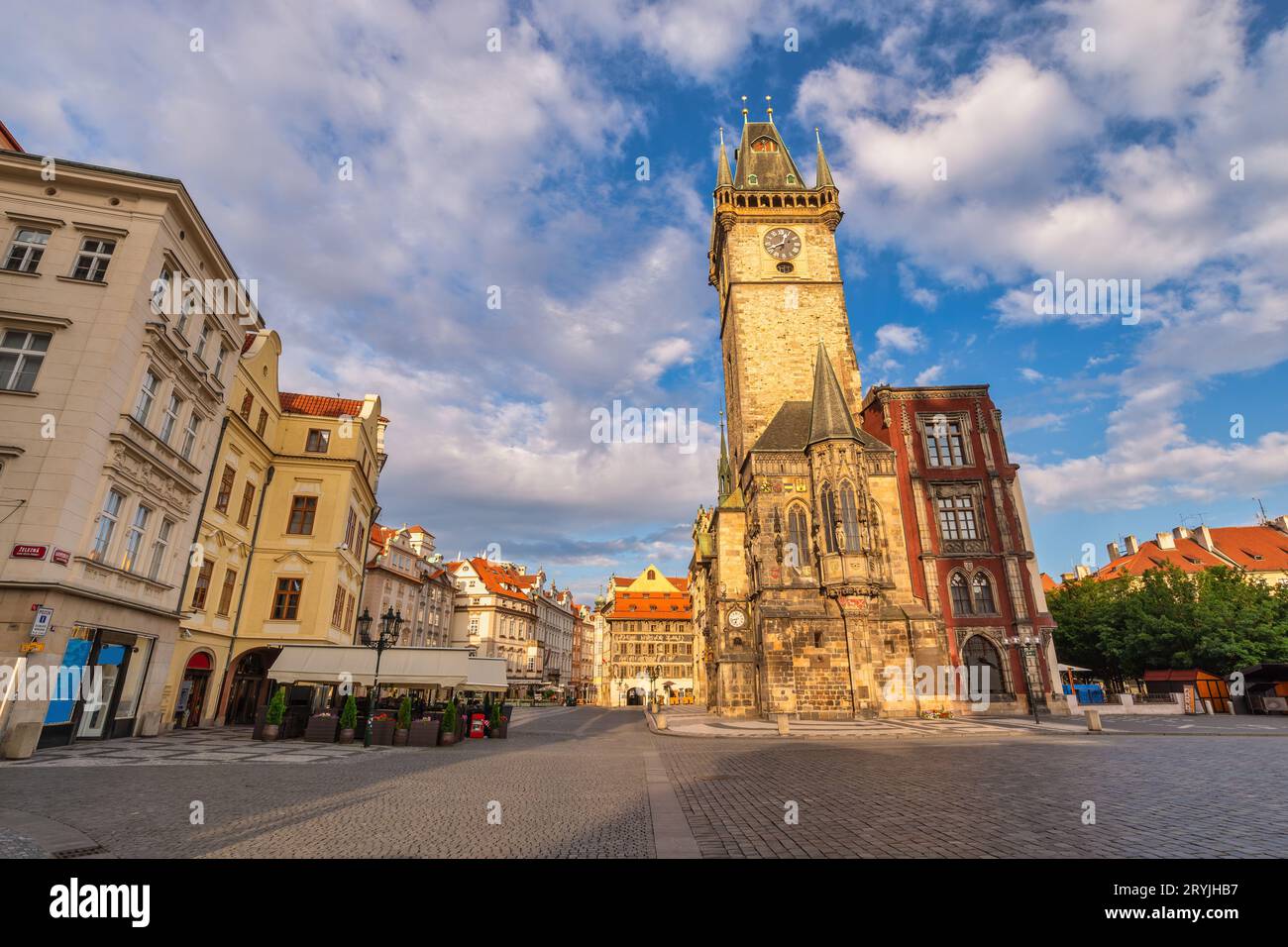 Praga Repubblica Ceca, skyline della città nella piazza della città vecchia di Praga, Czechia Foto Stock
