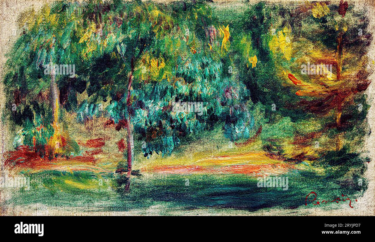 Paysage Pierre-Auguste Renoir. Foto Stock