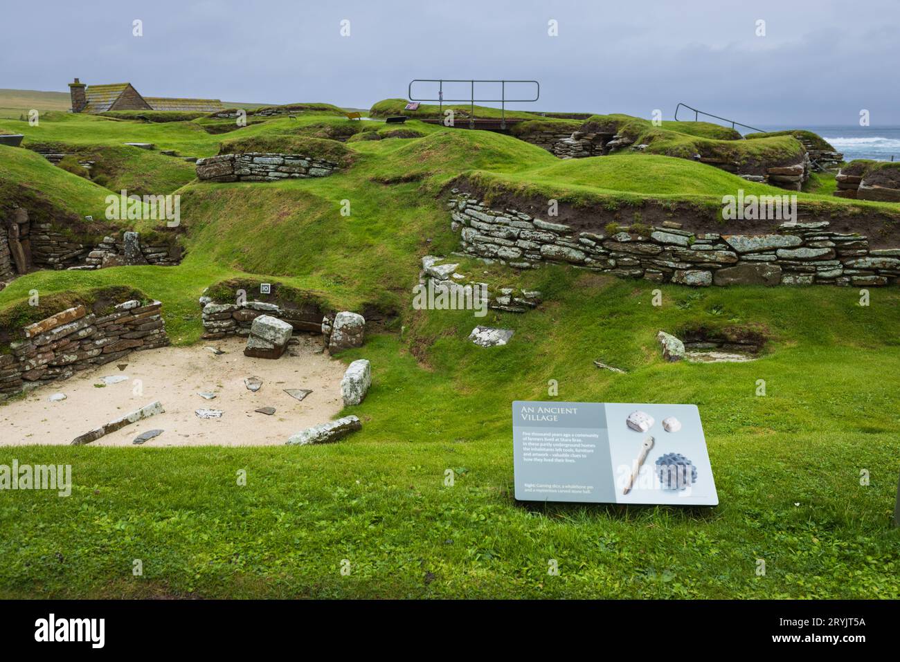 Skara Brae nelle Isole Orcadi Foto Stock Skara Brae nelle Isole Orcadi Foto Stock