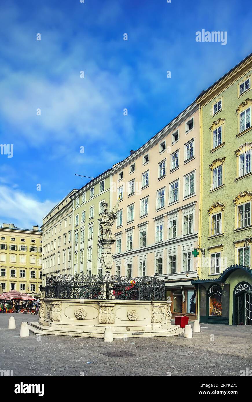 Strada a Salisburgo, Austria Foto Stock