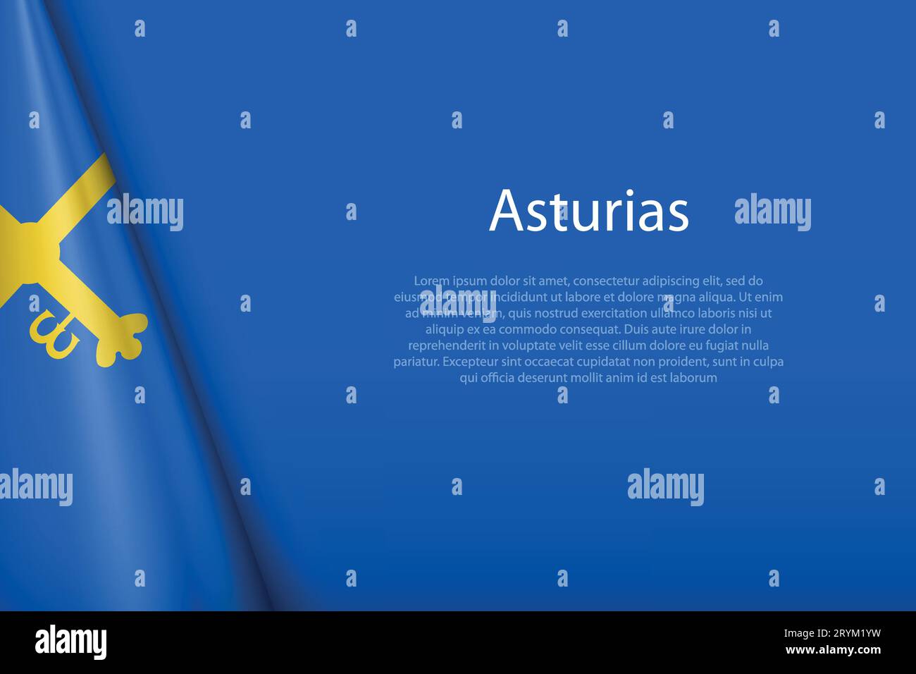 Artimagen Adesivi Bandiera Asturie – 4 Pezzi In Resina 30x18mm