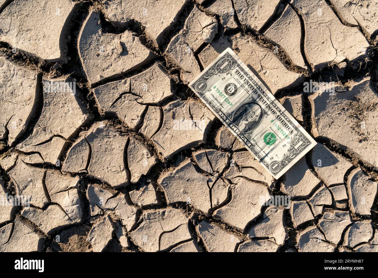 Crisi finanziaria nozione Foto Stock