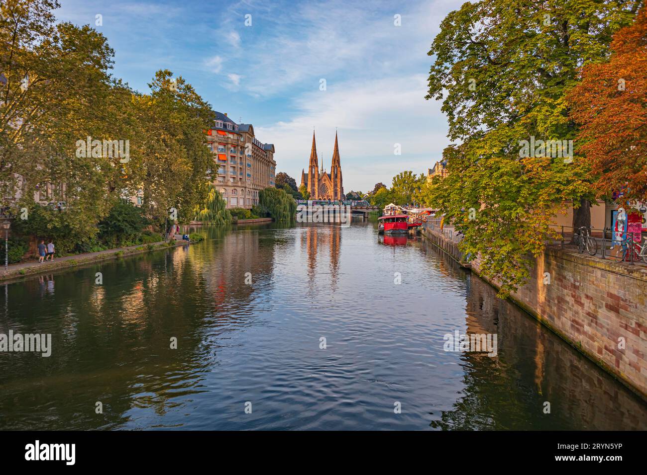 Chiesa di San Paolo, nota anche come Eglise reformee Saint-Paul di Strasburgo in Francia Foto Stock
