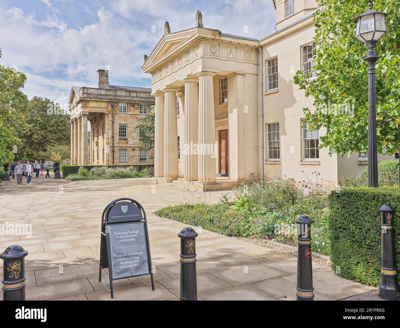 Downing College, Università di Cambridge, Inghilterra. Foto Stock