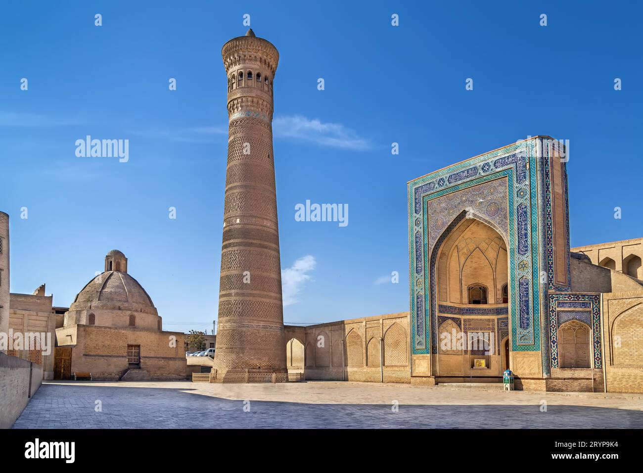 Moschea Kalan, Bukhara, Uzbekistan Foto Stock