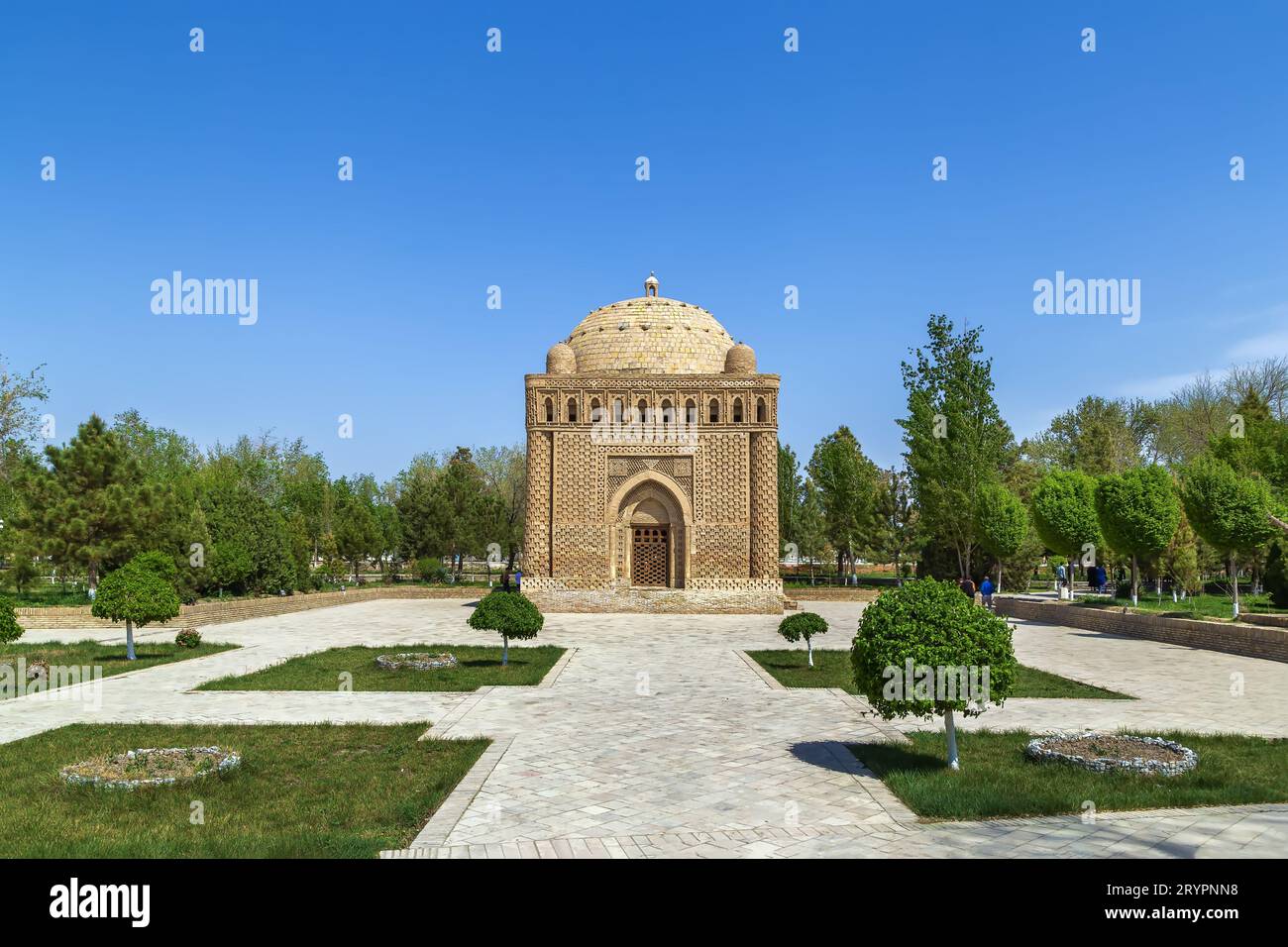 Mausoleo di Samanide, Bukhara, Uzbekistan Foto Stock