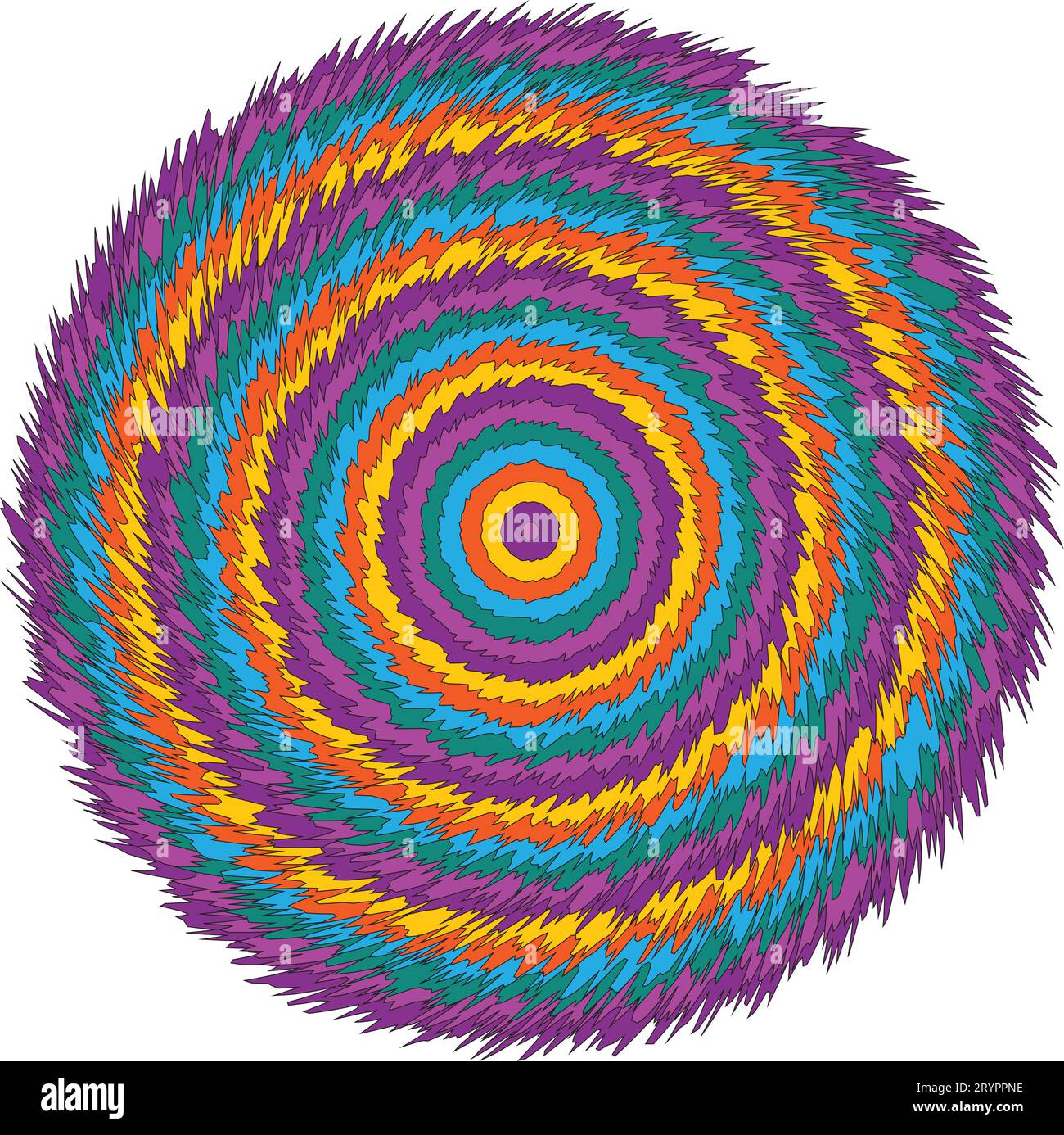 Design grafico a tema sfondo astratto: Movimento circolare, volute dinamiche radiali, design vettoriale, cerchio a vortice. forme rotanti. swirls, ci Illustrazione Vettoriale