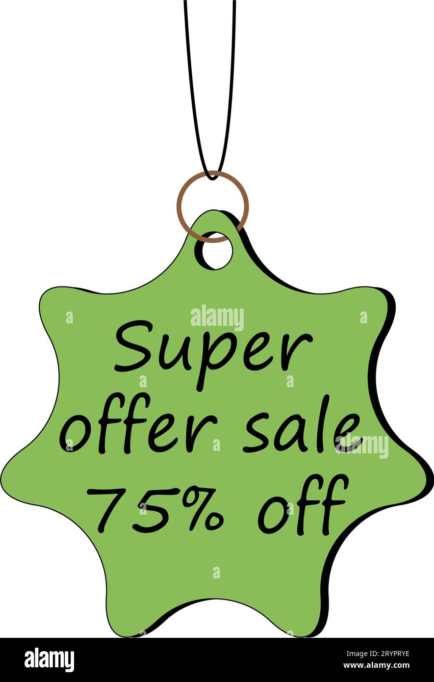 etichetta del prezzo. etichetta di riduzione del prezzo con percentuale di sconto migliore offerta per acquisti economici. illustrazione vettoriale su sfondo bianco. etichetta etichetta etichetta prezzo Illustrazione Vettoriale