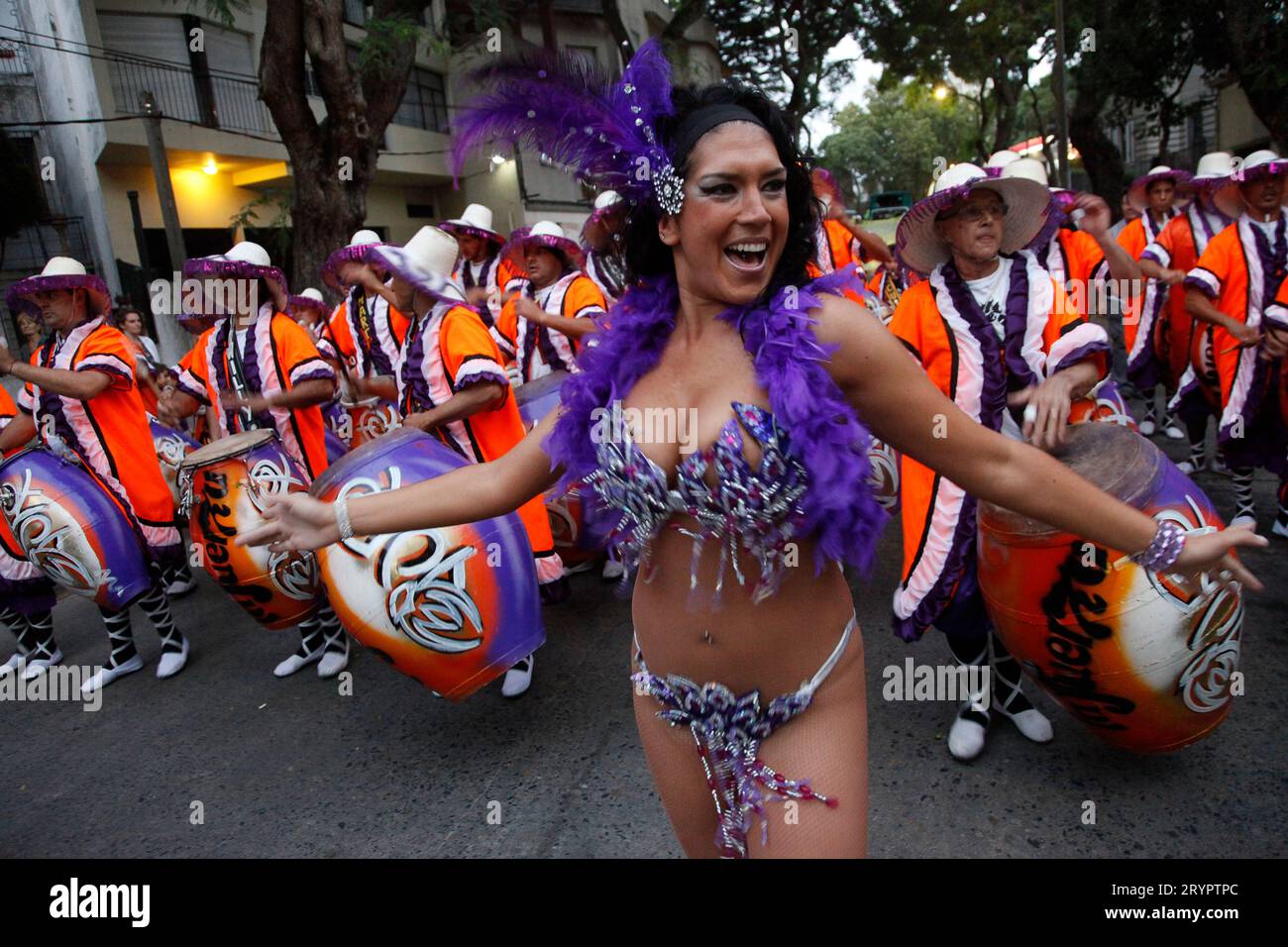 Sfilata di Carnevale in Uruguay Foto Stock