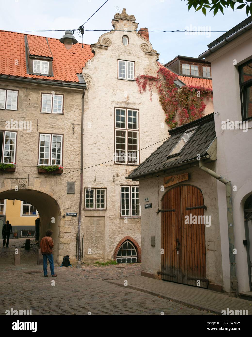 La porta svedese, a riga, Lettonia Foto Stock