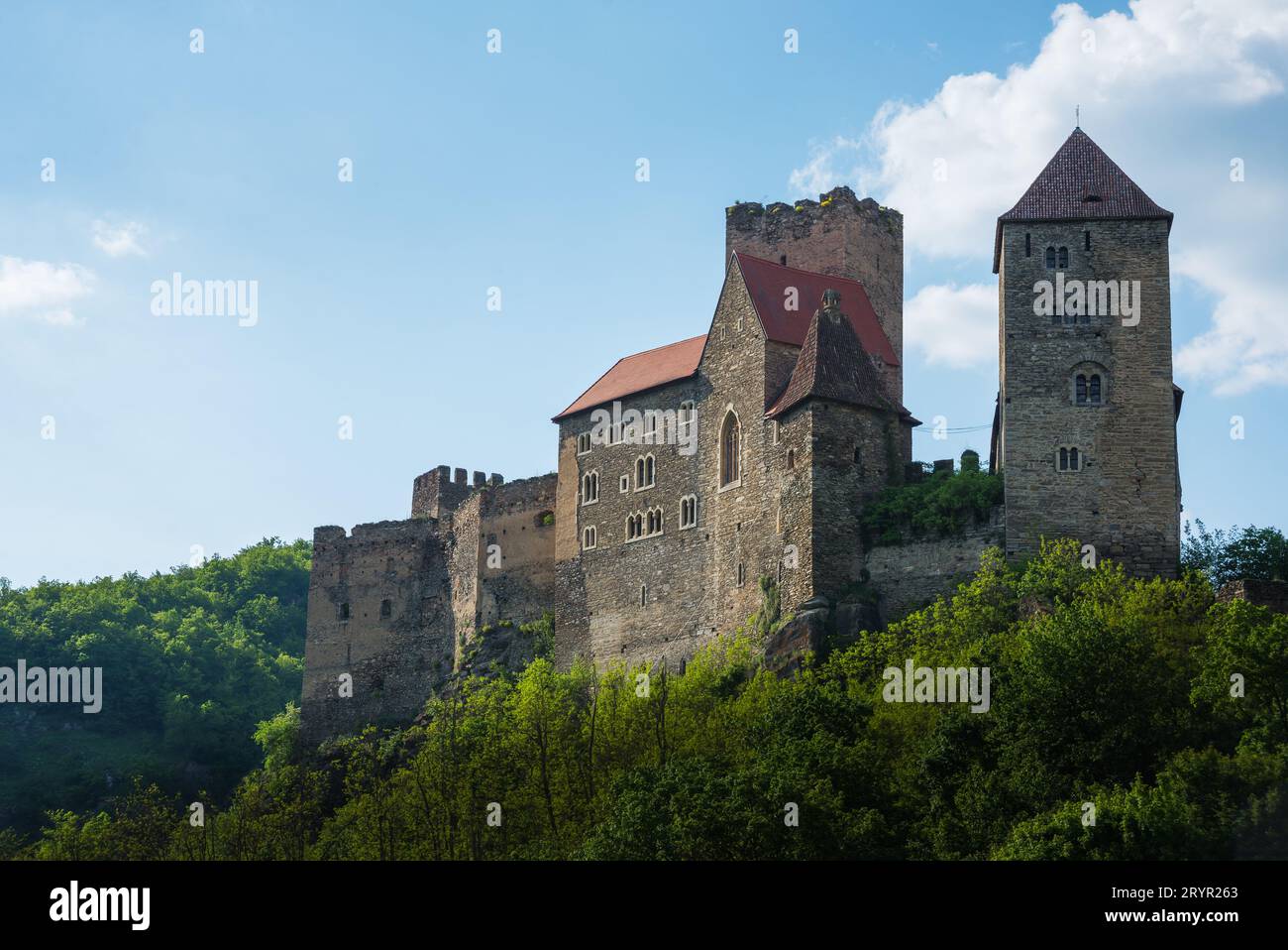 Il castello di Hardegg nel nord Austria Foto Stock
