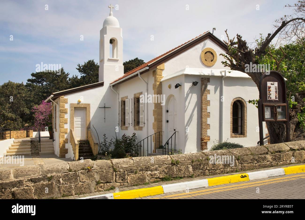 Chiesa di Sant'Andrea - Anglikan chiesa in Kyrenia. Cipro Foto Stock
