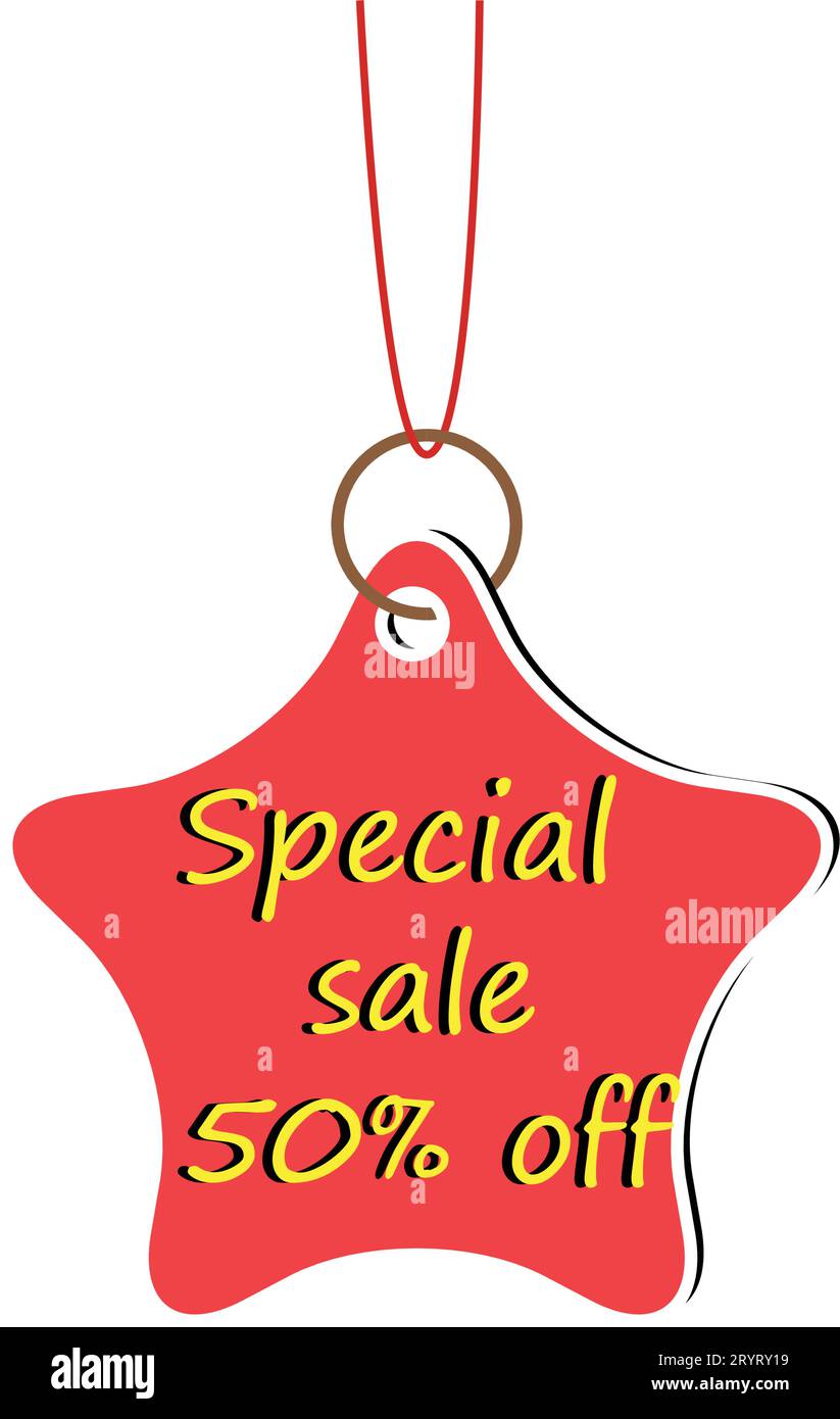 etichetta del prezzo. etichetta di riduzione del prezzo con percentuale di sconto migliore offerta per acquisti economici. illustrazione vettoriale su sfondo bianco. etichetta etichetta etichetta prezzo Illustrazione Vettoriale