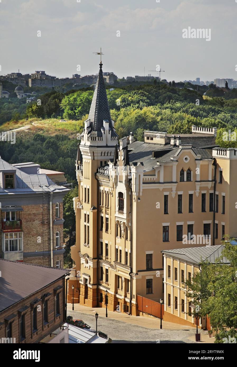 Discesa Andriyivskyy a Kiev. L'Ucraina Foto Stock