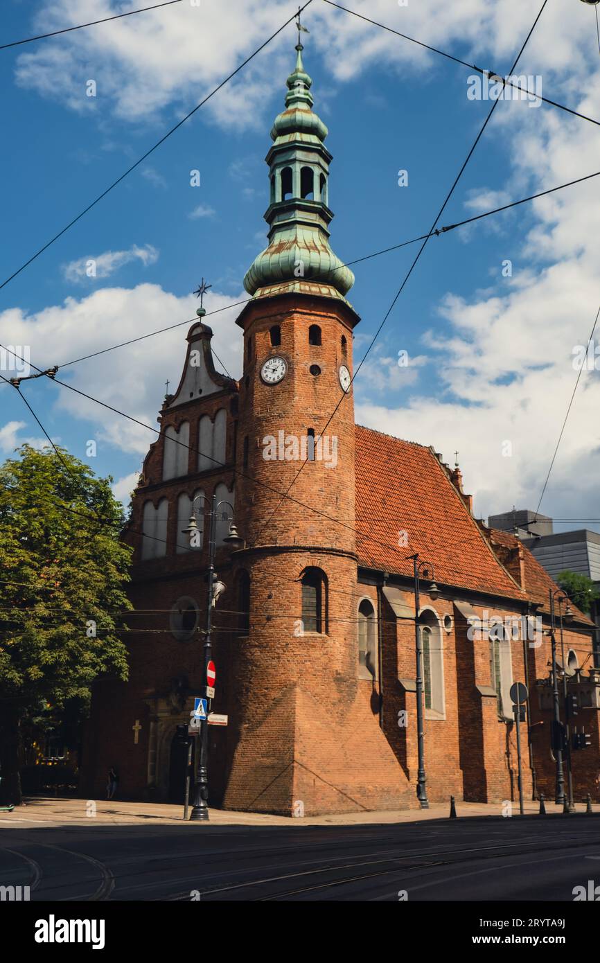 Bydgoszcz, Polonia, agosto 2022. Vista della città dell'architettura, famosa attrazione turistica, destinazione turistica vicina a Bydgoszcz Foto Stock