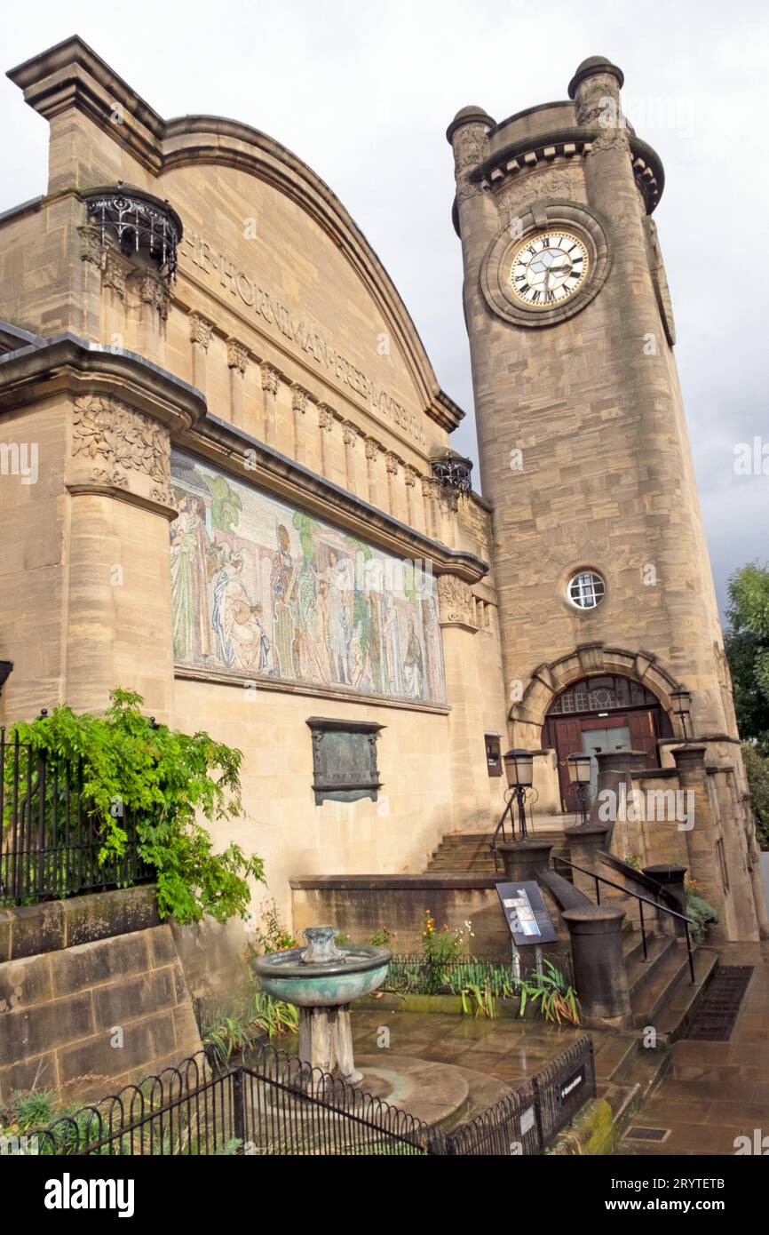 Vista esterna dell'entrata del Museo Horniman Foto Stock