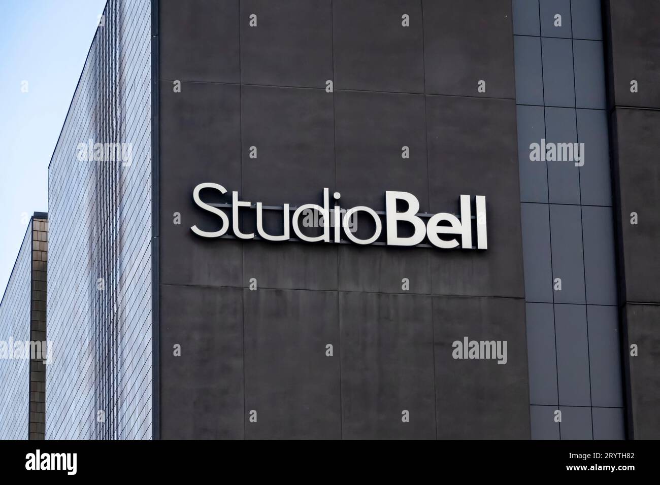 Calgary, Alberta, Canada. 27 giugno 2023. Studio Bell, sede dell'insegna del National Music Centre. Foto Stock