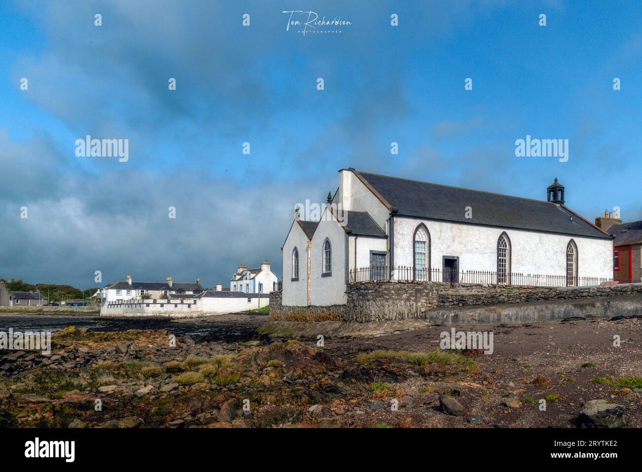 La parrocchia di Glasserton e Isle of Whithorn Church, Isle of Whithorn, Dumfries and Galloway, Scozia Foto Stock