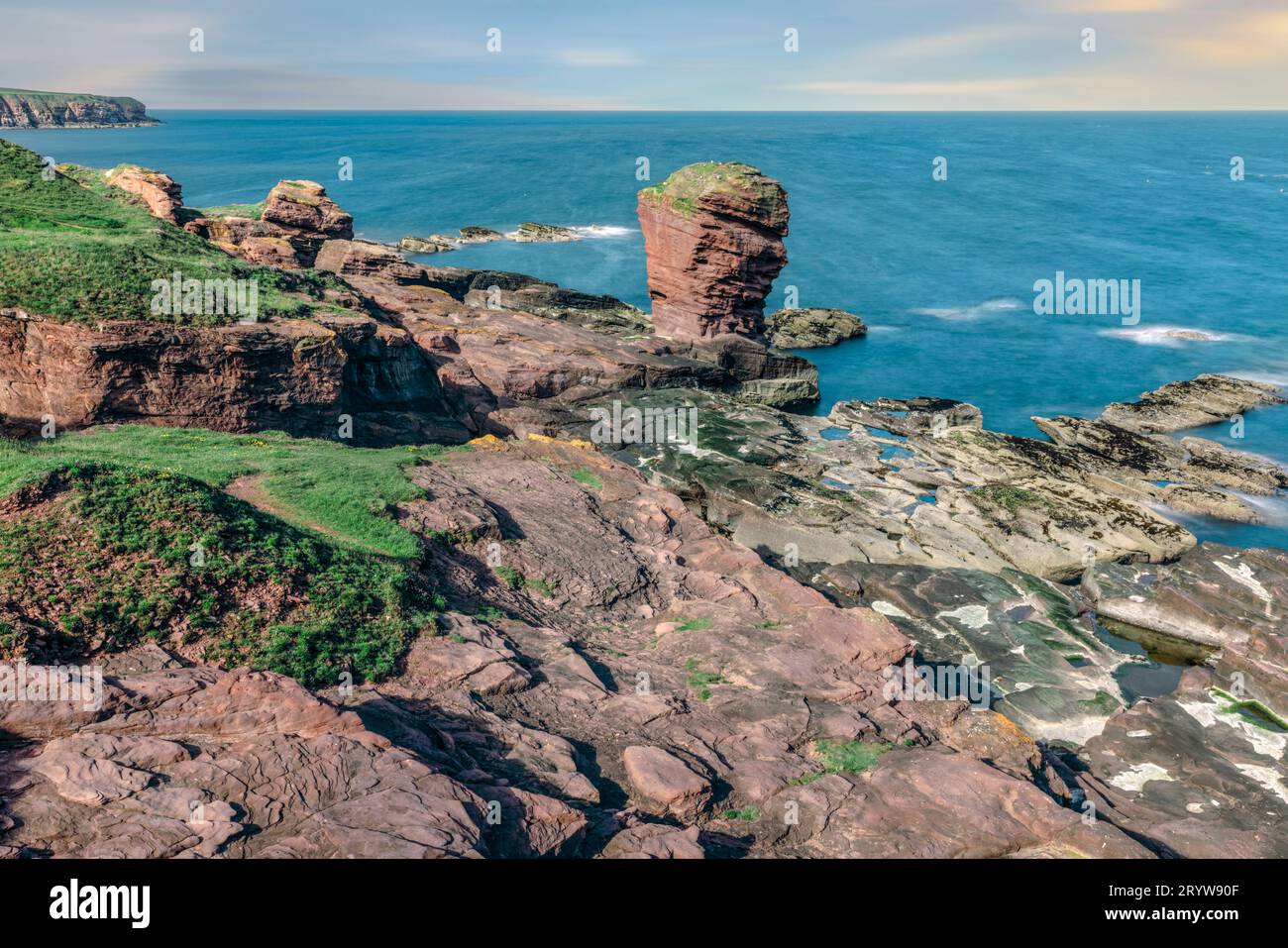 La città di pescatori di Arbroath ad Angus, in Scozia Foto Stock