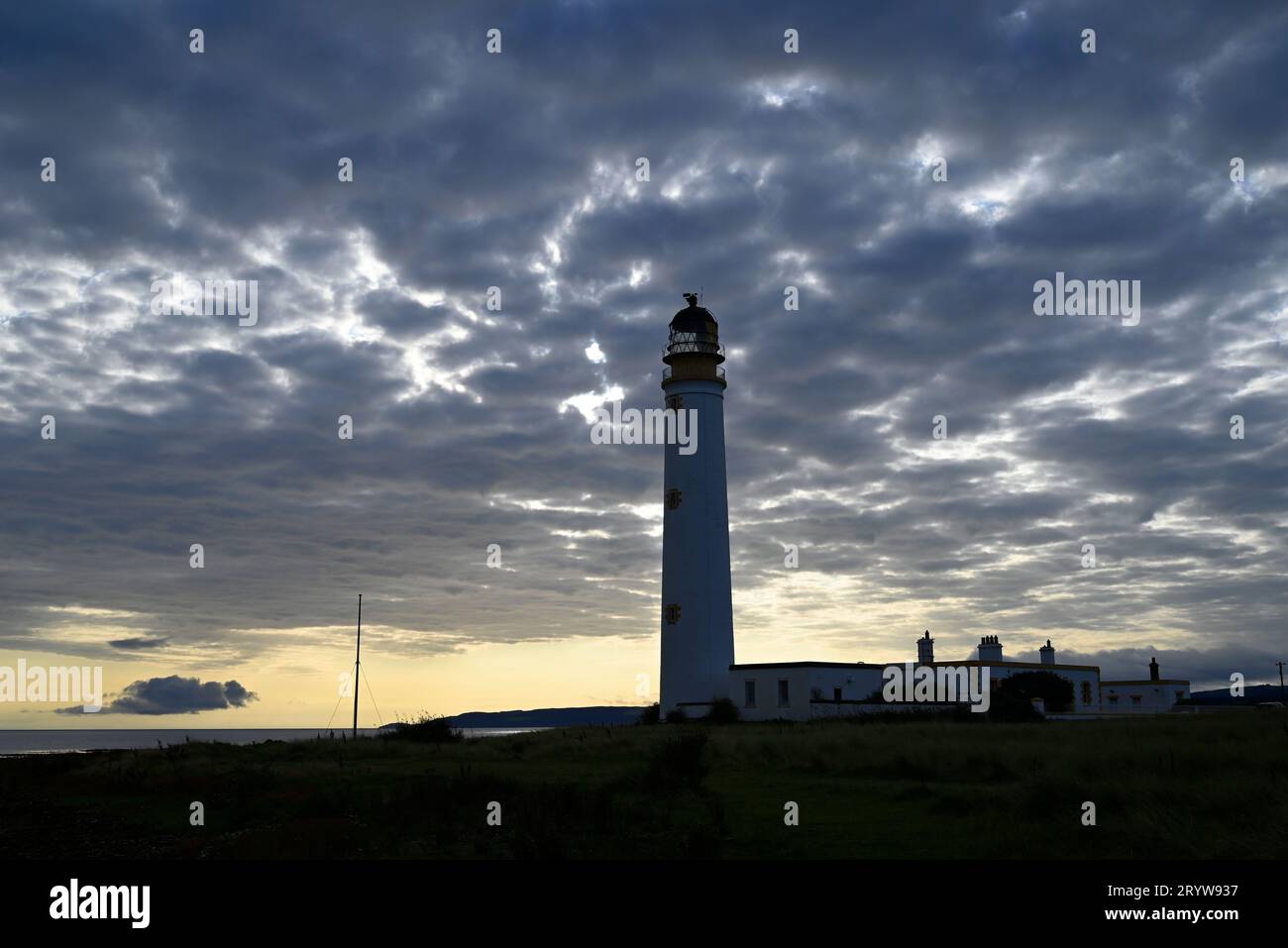 Fienile Ness Lighthouse, Lothian est Foto Stock