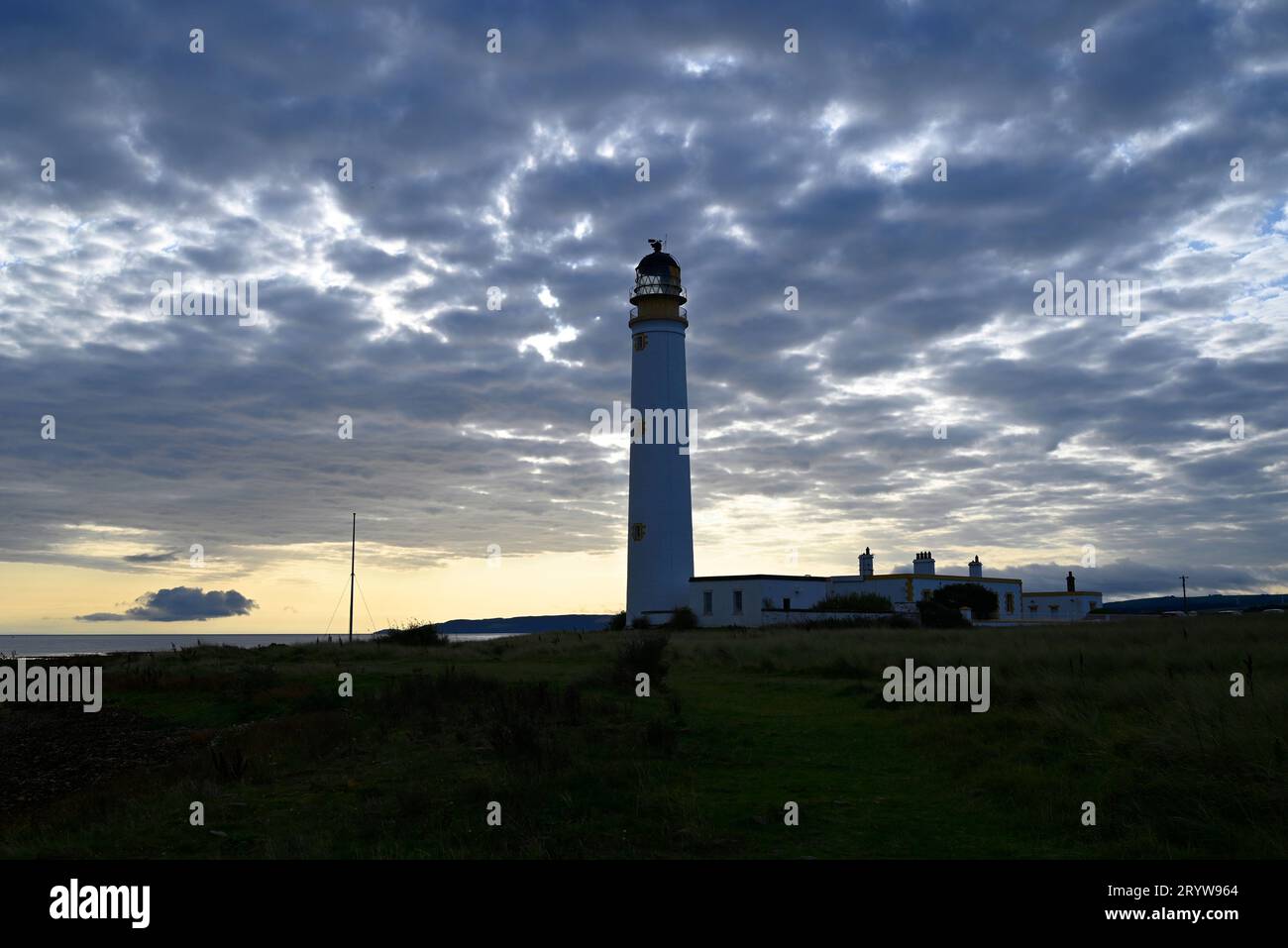 Fienile Ness Lighthouse, Lothian est Foto Stock