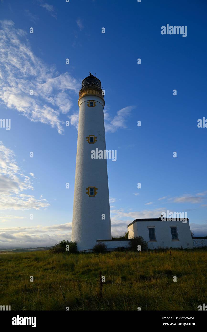 Fienile Ness Lighthouse, Lothian est Foto Stock