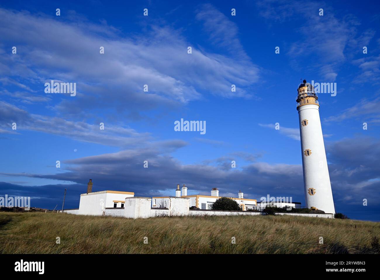 Fienile Ness Lighthouse, Lothian est Foto Stock