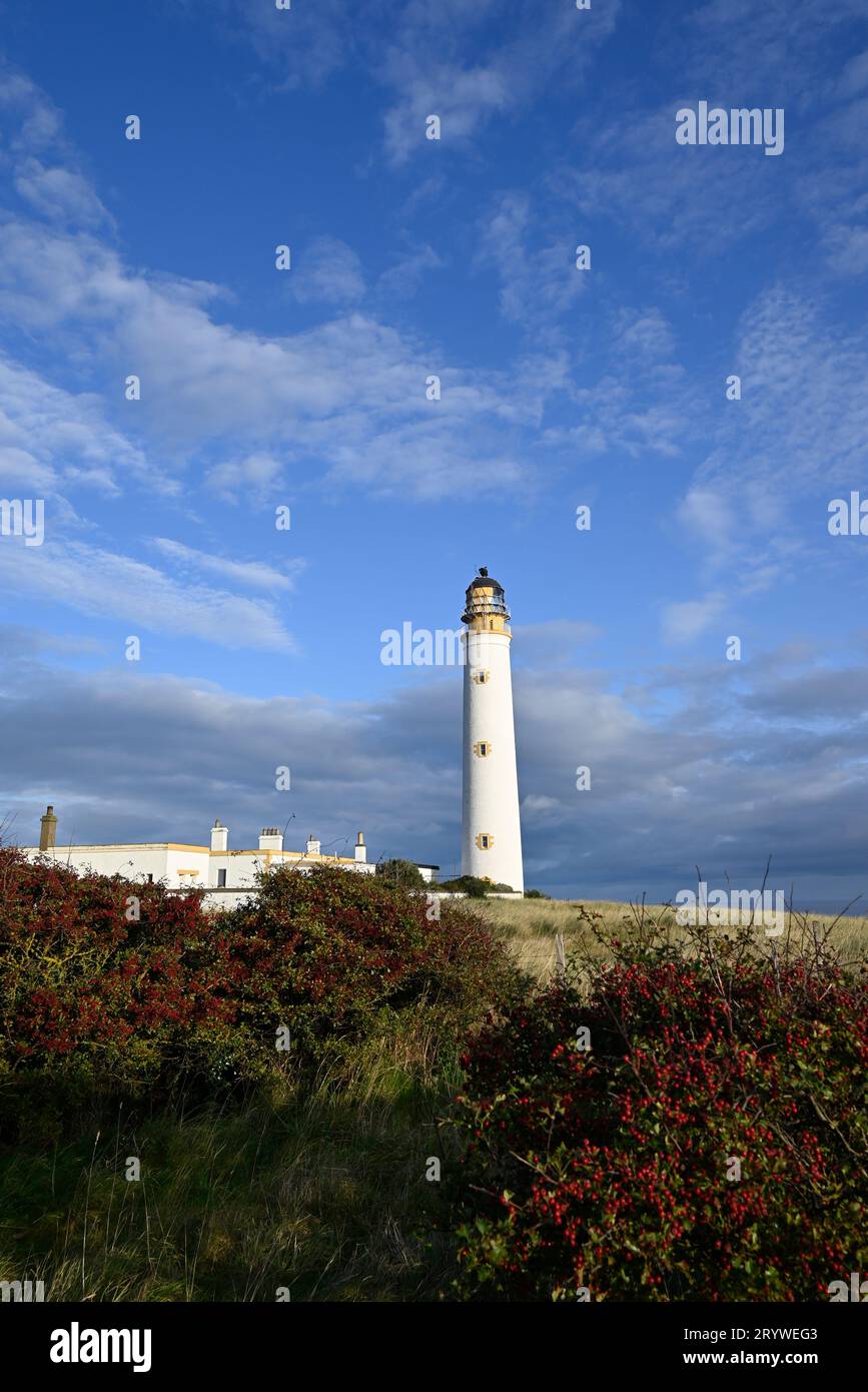 Fienile Ness Lighthouse, Lothian est Foto Stock