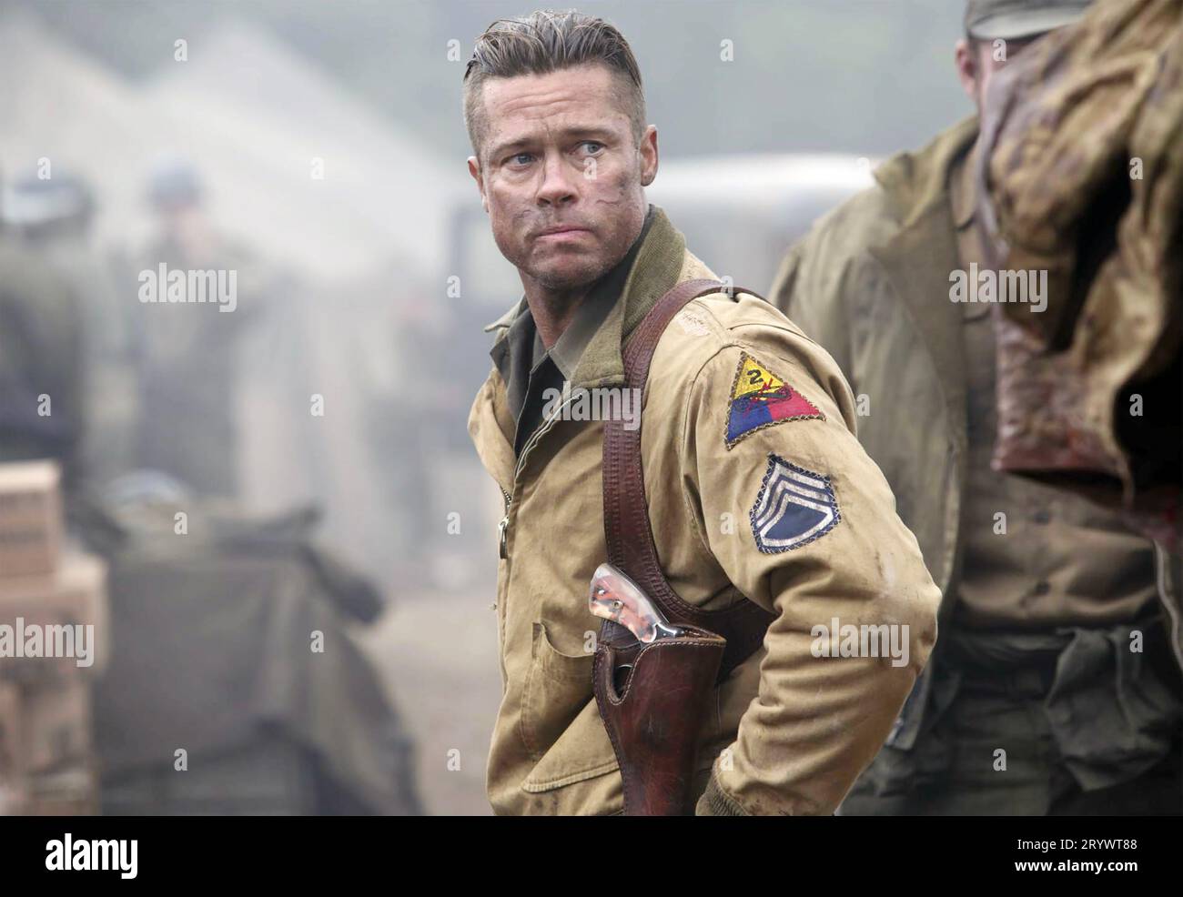 FURY 2014 Sony Pictures rilascia film con Brad Pitt Foto Stock