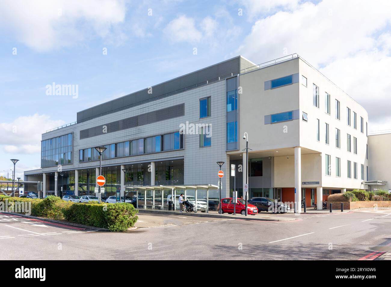 Tunbridge Wells Hospital a Pembury, Tonbridge Road, Pembury, Kent, Inghilterra, Regno Unito Foto Stock