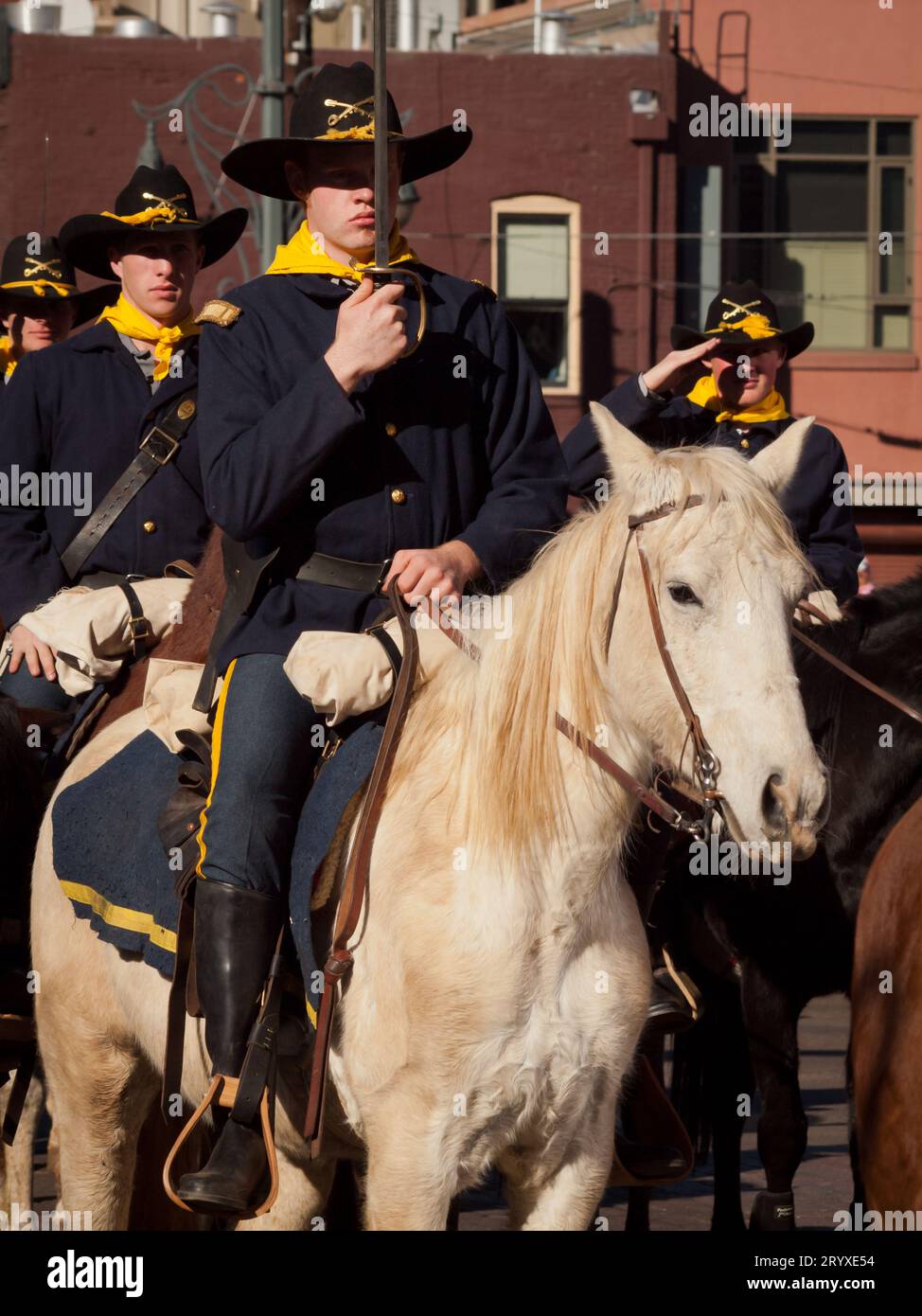 WESTERN Stock Show Parade Foto Stock