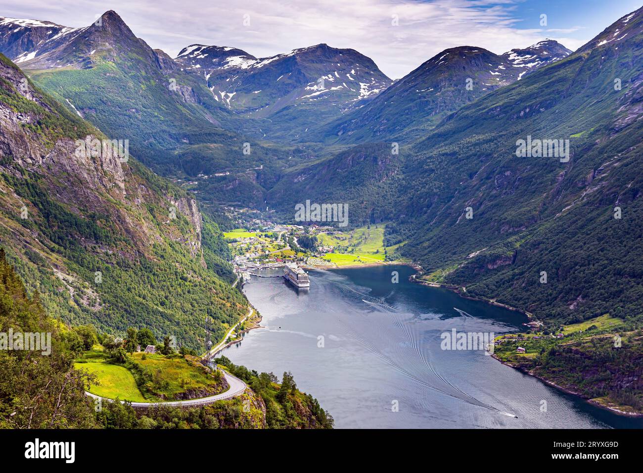 Viaggio estivo in Norvegia Foto Stock