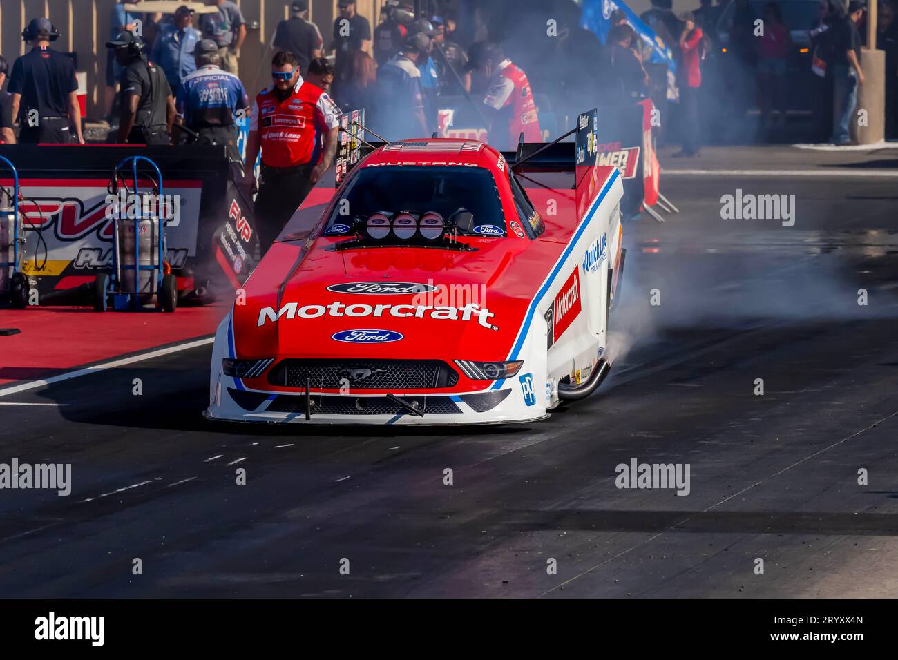 Serie NHRA: 14 luglio Dodge Power Brokers NHRA Mile-High Nationals Foto Stock