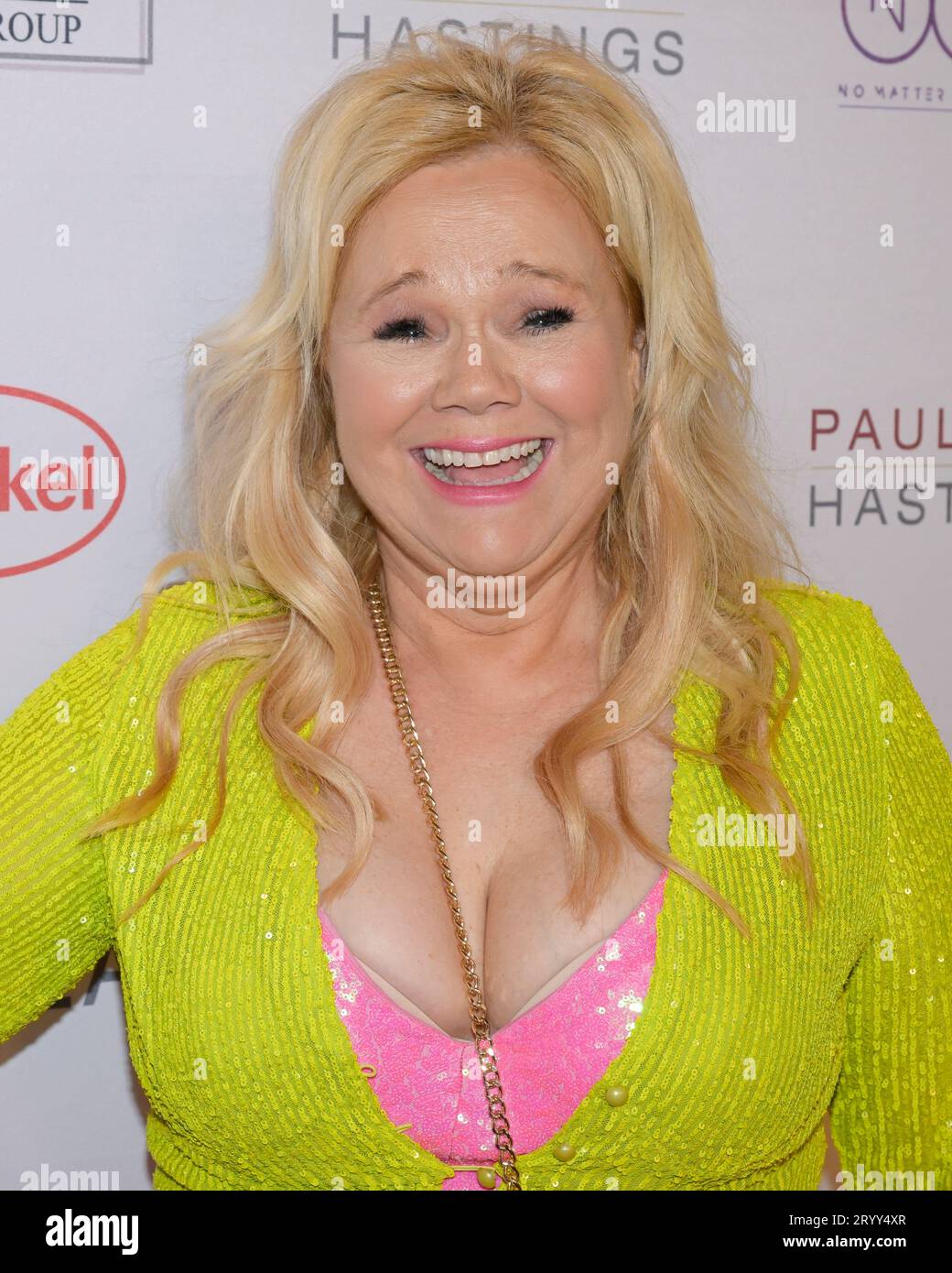 1° ottobre 2023, Los Angeles, California, USA: Caroline Rhea partecipa alla raccolta fondi annuale Best in Drag Show. (Immagine di credito: © Billy Bennight/ZUMA Press Wire) SOLO USO EDITORIALE! Non per USO commerciale! Foto Stock