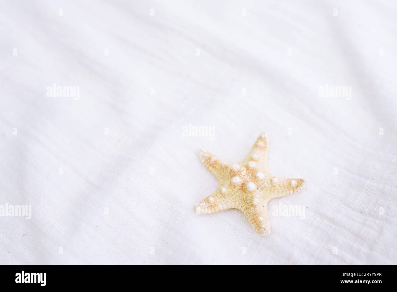 Sfondo di vacanze estive vacanza pronti relax sulla spiaggia sfondo per copiare spazio Foto Stock