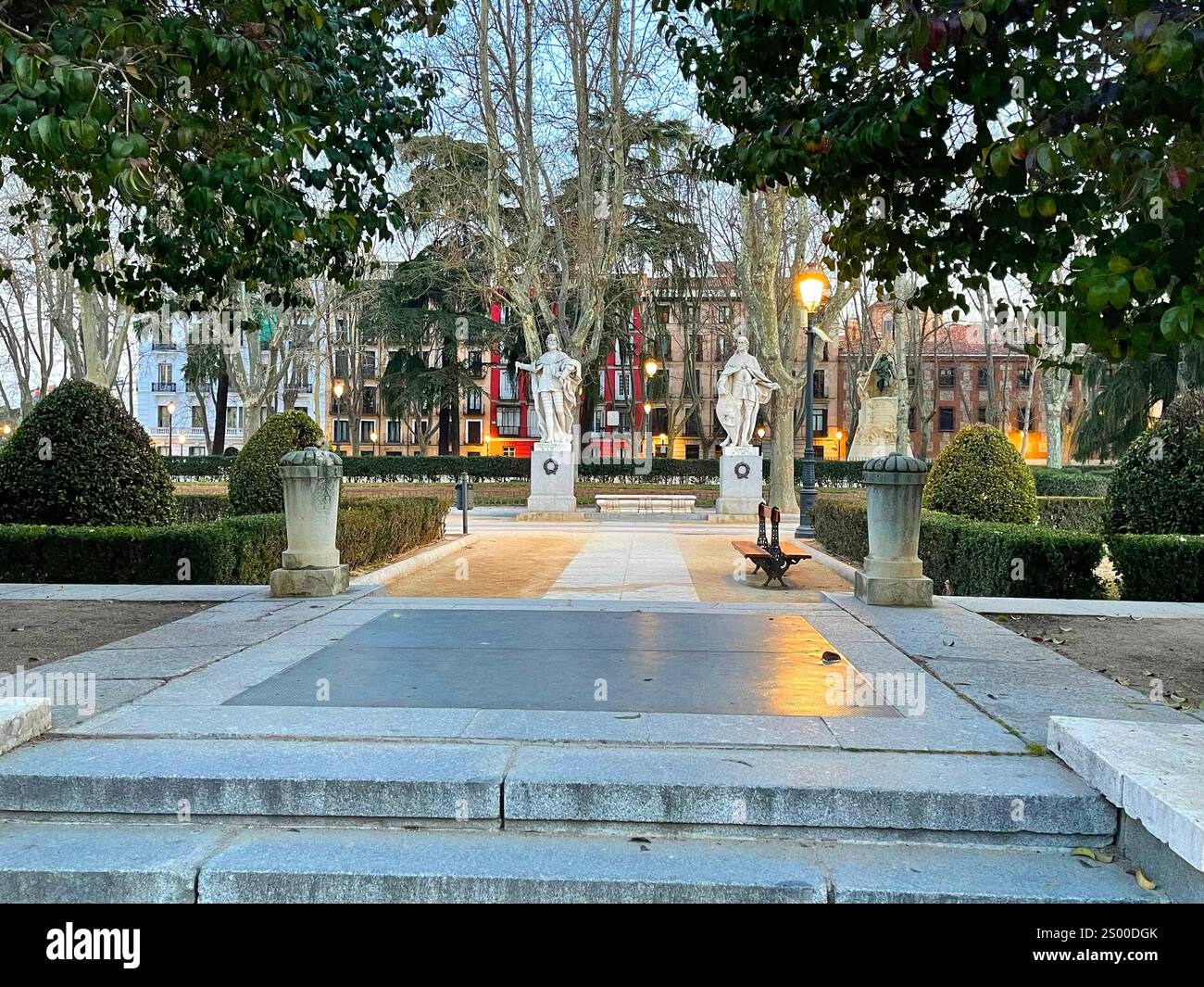 Plaza Oriente. Madrid, Spagna. Foto Stock