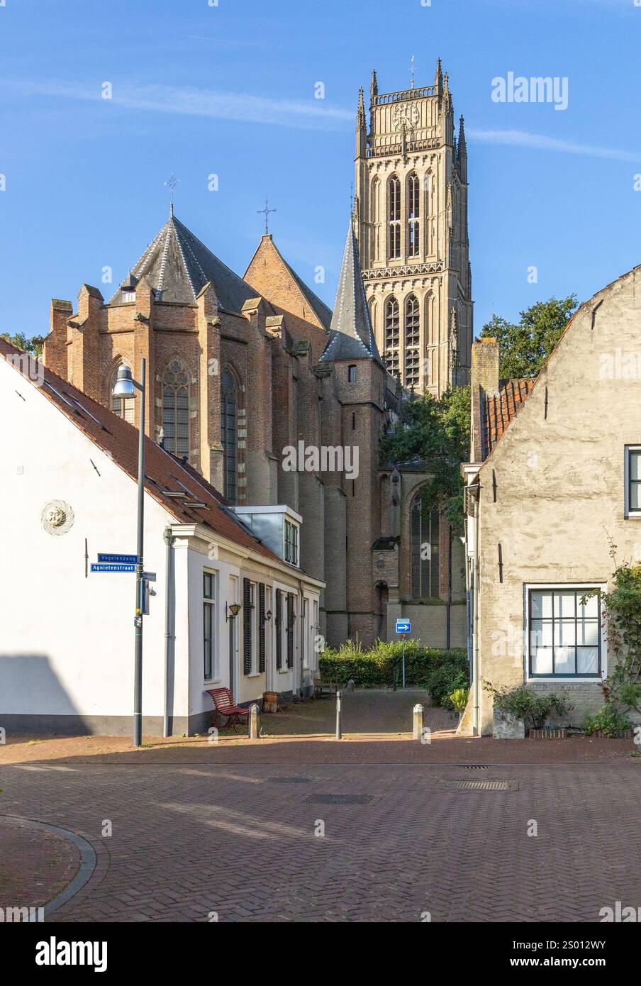 La chiesa di San Martino di Zaltbommel è uno degli esempi meglio conservati di stile architettonico tardo gotico renano inferiore. Foto Stock